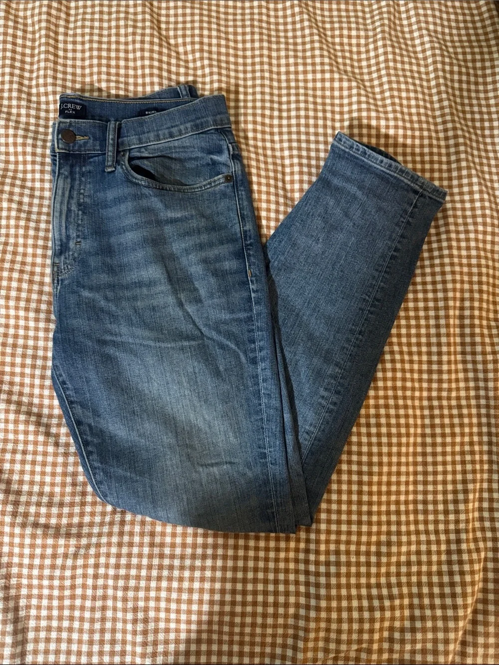 J. Crew Medium Blue Straight-Leg Jeans